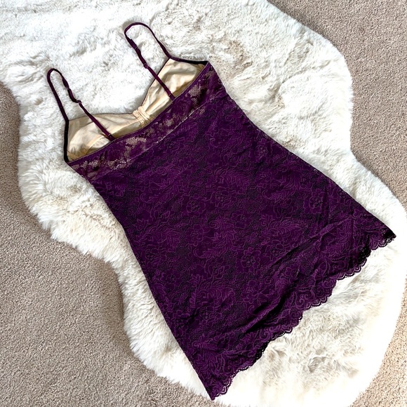 SOLD | Wilfred Purple Lace Corset Tank - Picture 5 of 5